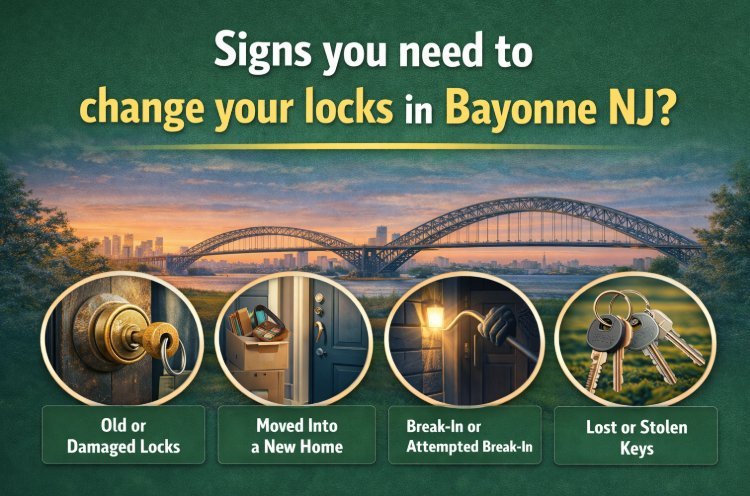 Signs you need to change your locks in Bayonne NJ